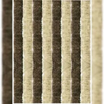 arsvita Flauschvorhang 80x185 cm Unistreifen beige - braun,