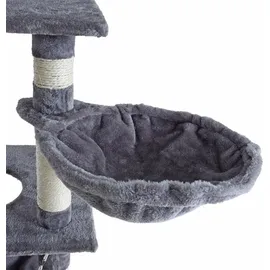 Estexo Katzenkratzbaum 140 cm hellgrau