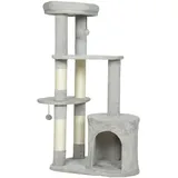 PawHut Kratzbaum 114 cm grau