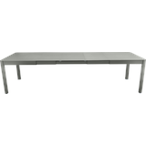 Fermob RIBAMBELLE Tisch mit 3 Einlegeplatten aus Aluminium 149/299x100 cm Rosmarin
