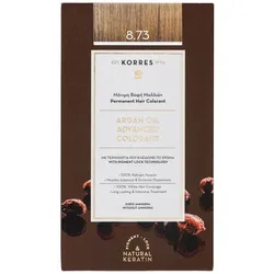 Korres Argan Oil Golden Caramel 8.73 Haarfarbe