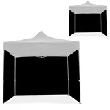 Tourtecs Sitzbank 2x 4x Pavillon Seitenwände 3x3m faltbar # Zeltwände passend für Rennze