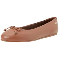 Tommy Hilfiger Women ESSENTIAL CHIC BALLERINA, Brown Suede, 40 EU