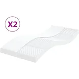 vidaXL 7 Zonen 90 x 200 cm weich