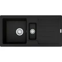 Franke Strata STG 651-86 Fragranit+, Excenterventil Black Matt - Schwarz