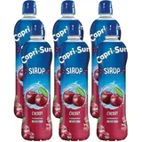 Capri-Sun Sirup + Vitamine 20% Fruchtgehalt mit Kirsche Geschmack 6x 600ml