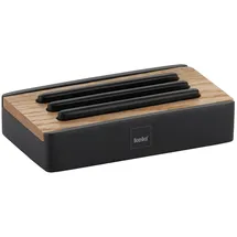 Kela Seifenschale Cube Polyresin Schwarz