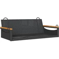 vidaXL Hängebank 109 x 62 x 40 cm Schwarz