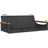 vidaXL Hängebank 109 x 62 x 40 cm Schwarz