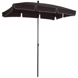 Outsunny Sonnenschirm, Höhe: 240 cm, kaffeefarben/braun