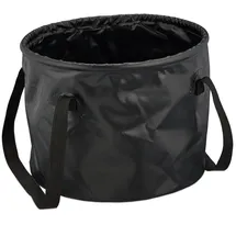 Relaxdays Falteimer für Camping 15 Liter Schwarz