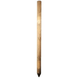 Baumpfähle 10 cm – druckimprägnierte Kiefer/Fichte, rund gefräst, einseitig gespitzt & gefast, Längen: 100–300 cm, für Baumstützen & Zaunbau