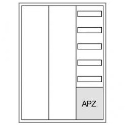 Hager Komplettschrank ZB33APZ2, 1 Verteilerfeld, 2x Leerfeld, APZ