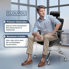 clouvou MasterSeat Ergonomisch Schwarz