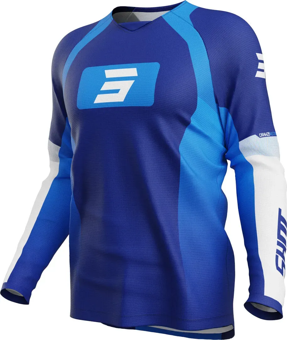 Shot Draw Instinct Motocross Jersey, blau, Größe XS für Männer