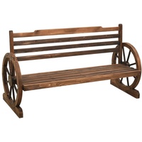 VidaXL Gartenbank 142 cm Massivholz Tanne