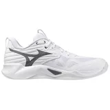 Mizuno WAVE MOMENTUM PRO Volleyballschuhe 83 | white/metallic gray/black 45