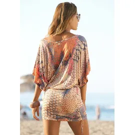 Buffalo Longshirt Damen orange-bedruckt Gr.32/34