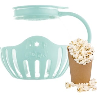 2L/2,25QT Popcorn Maker – Mikrowellen Popcorn Popper Für Zuhause | 2024 Neue Mikrowellen Popcornmaschine | Popcorn Küchenzubehör Für Selbstgemachtes Popcorn(Blau)