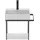 Duravit DuraSquare 51,6x33cm, wandhängend, schwarz matt