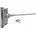 Türöffner 120 mm für 60 kg Flügelgewicht Edelstahl