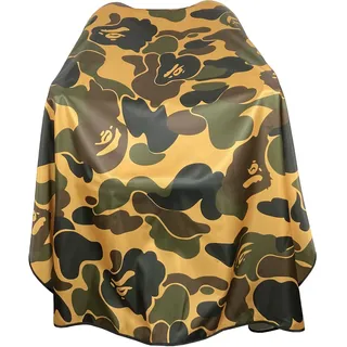 Friseurumhang für Herren, professioneller Haarschneide-Salon-Umhang mit Schnappverschlüssen, wasserdicht, groß, Friseurumhang für Friseure, 160 x 142,2 cm, Camouflage B, B, 63"*56" - 63"*56"