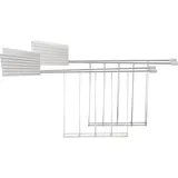 Alessi Plissé Toasterzangen 2er Set Weiß