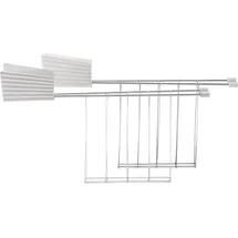 Alessi Plissé Toasterzangen 2er Set Weiß