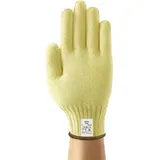 Ansell HyFlex 70-215 Arbeitshandschuhe, Mechanikschutz, Schnittschutz, Industrie und Mechaniker Handschuhe, Montagehandschuh, Damen Herren, Gelb, Größe L (12 Paar)