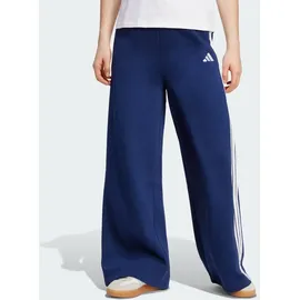 adidas 3-Streifen Wide Fleece Jogginghose Dunkelblau S