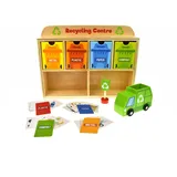 Tooky Toy AB Gee abgee 921 TY635A EA Wooden Recycling Centre, red