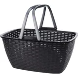 Korb mit Griffen Anthrazit