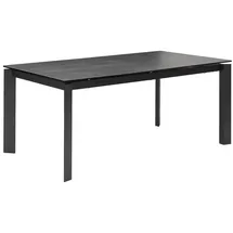 Stolkom Livetastic Esstisch Anthrazit, Keramik, rechteckig, 95x76x180-240 cm, ausziehbar Esszimmer, Tische, Esstische, Glastische