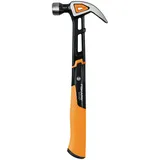 Fiskars IsoCore M mit gebogener Klaue, Länge: 34 cm, Gewicht: 884 g, Schwarz/Orange, 1027202