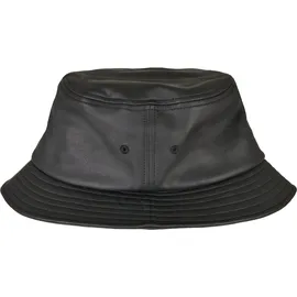Flexfit Imitation Leather Bucket Hat schwarz ONE SIZE
