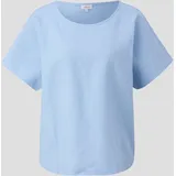 s.Oliver T-Shirt mit Rundhalsausschnitt, Hellblau, 46