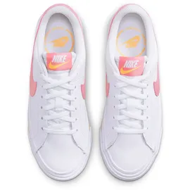 Nike Court Legacy Sneaker Jungen 118 white/coral chalk-laser orange 38.5