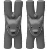 Alessi Giampo,Set 2 Mollette Nero