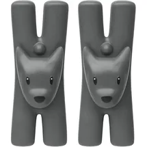 Alessi Giampo,Set 2 Mollette Nero