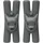 Alessi Giampo,Set 2 Mollette Nero