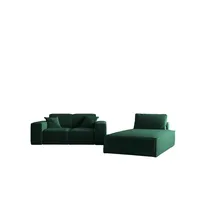 Fun Möbel Sofa Set 2-teilig Sezlong und Sofa 2-Sitzer
