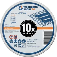 WS24 10x Spezialtrennscheibe 125 x 1 x 22 FastCut