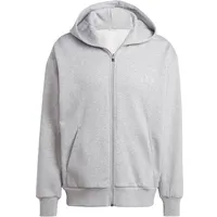 Adidas Sportswear All SZN Fleece Kapuzen-Sweatjacke Herren medium grey