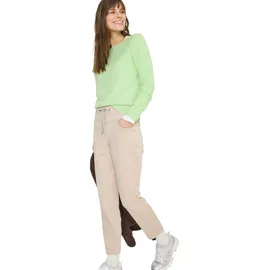 Cecil Washed-Look Hose Capri beige XXL