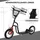 Homcom Kinderroller 12" schwarz