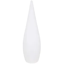 GLOBO Außen Stand Steck Lampe Veranda Deko Steh Leuchte Terrassen Strahler Tropfen-Form im Set inkl. LED Leuchtmittel