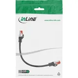 InLine Patchkabel, S/FTP (PiMf), Cat.6, 250MHz, PVC, Kupfer, schwarz, 0,25m