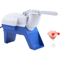 VEVOR Eiszerkleinerungsmaschine Eisrasiermaschine Eisrasierer 80 kg/h, ABS Eiszerkleinerungsrasierer 180 W, 410 x 172 x 275 mm Energieeinsparung Hersteller mit Kunststoffschale & 2 Klingen