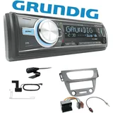 Grundig 1 DIN Autoradio Bluetooth DAB+USB AUX für Renault Fluence grau