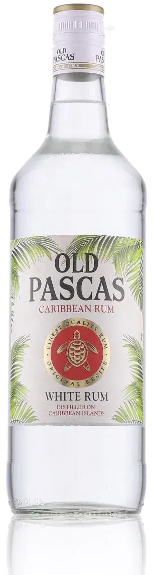 Old Pascas Caribbean White Rum 37,5% Vol. 1l